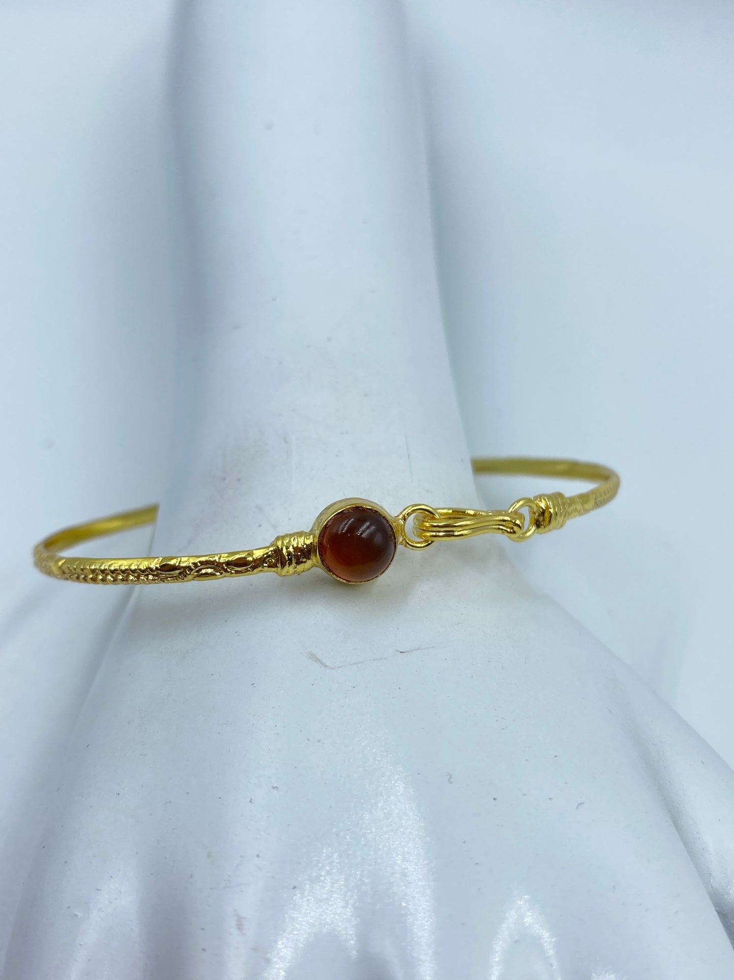 Gold Plated Bangle 1 micron Base Metal Brass (6.88 gram)