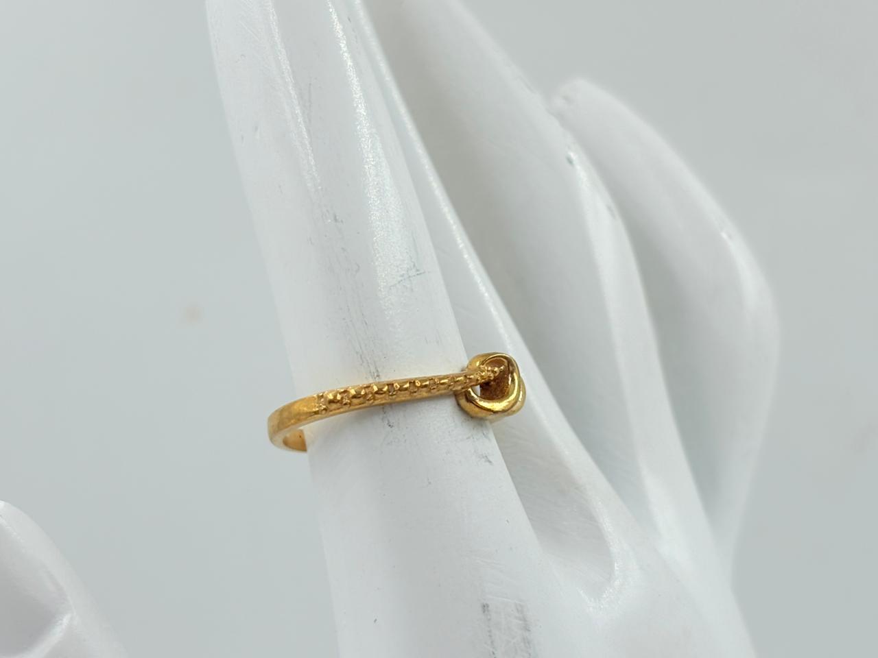 Golden Minimal Knot Ring – MOBR67