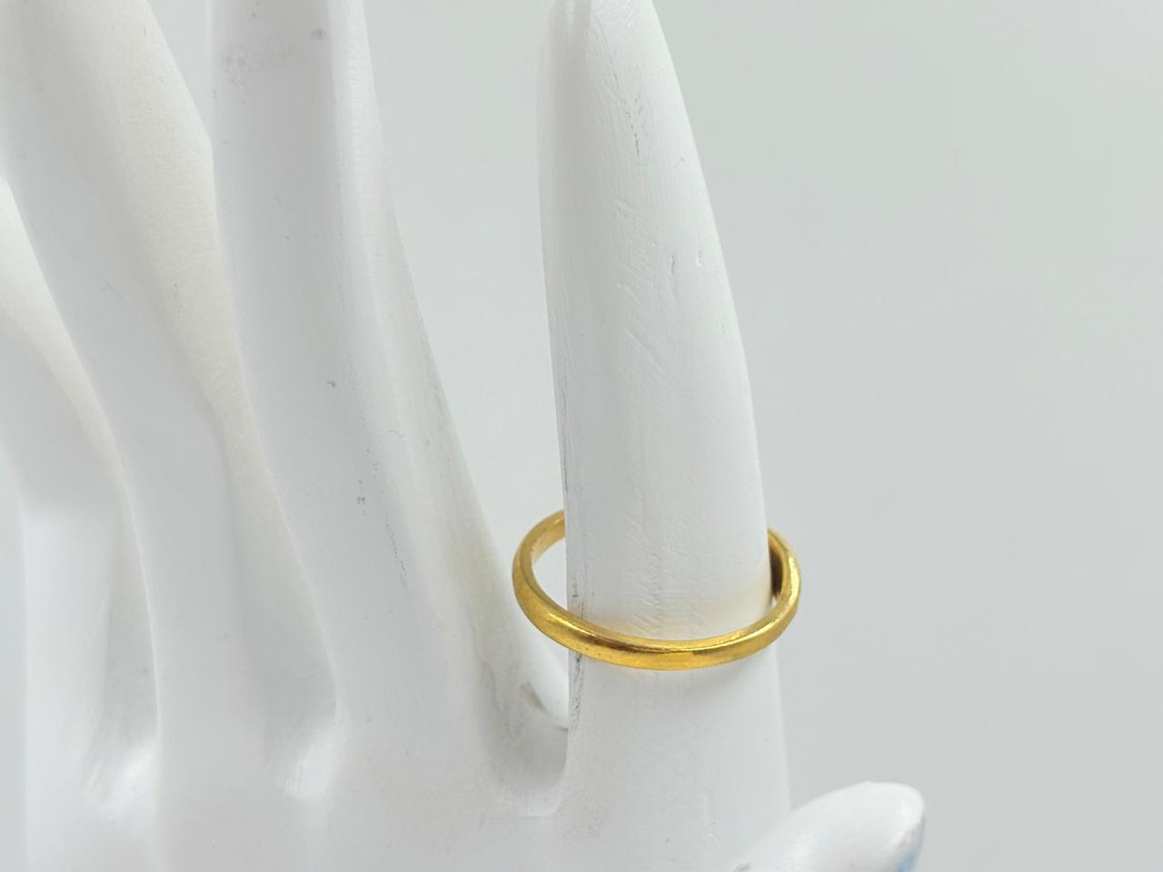 Gold Leaf Ring – Elegant Minimal Design MOBR71