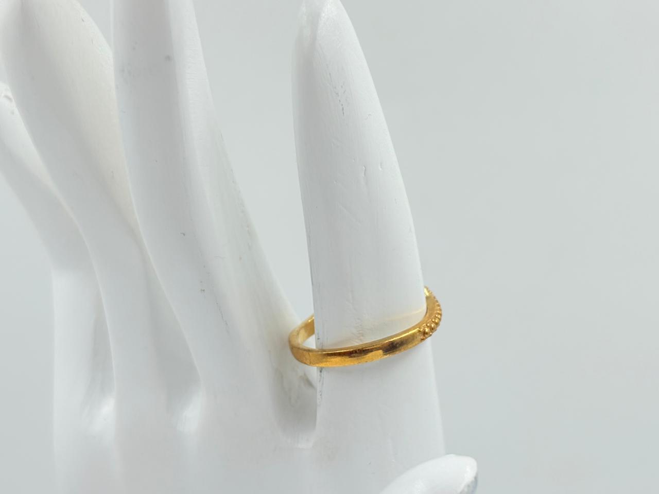 Starlit Twist Open Ring – 18K Plated | MOBR72