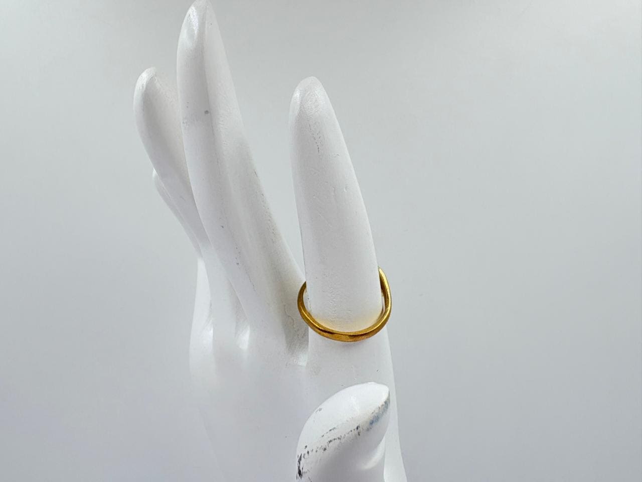 Golden Curve Wrap Ring – Exclusive Design