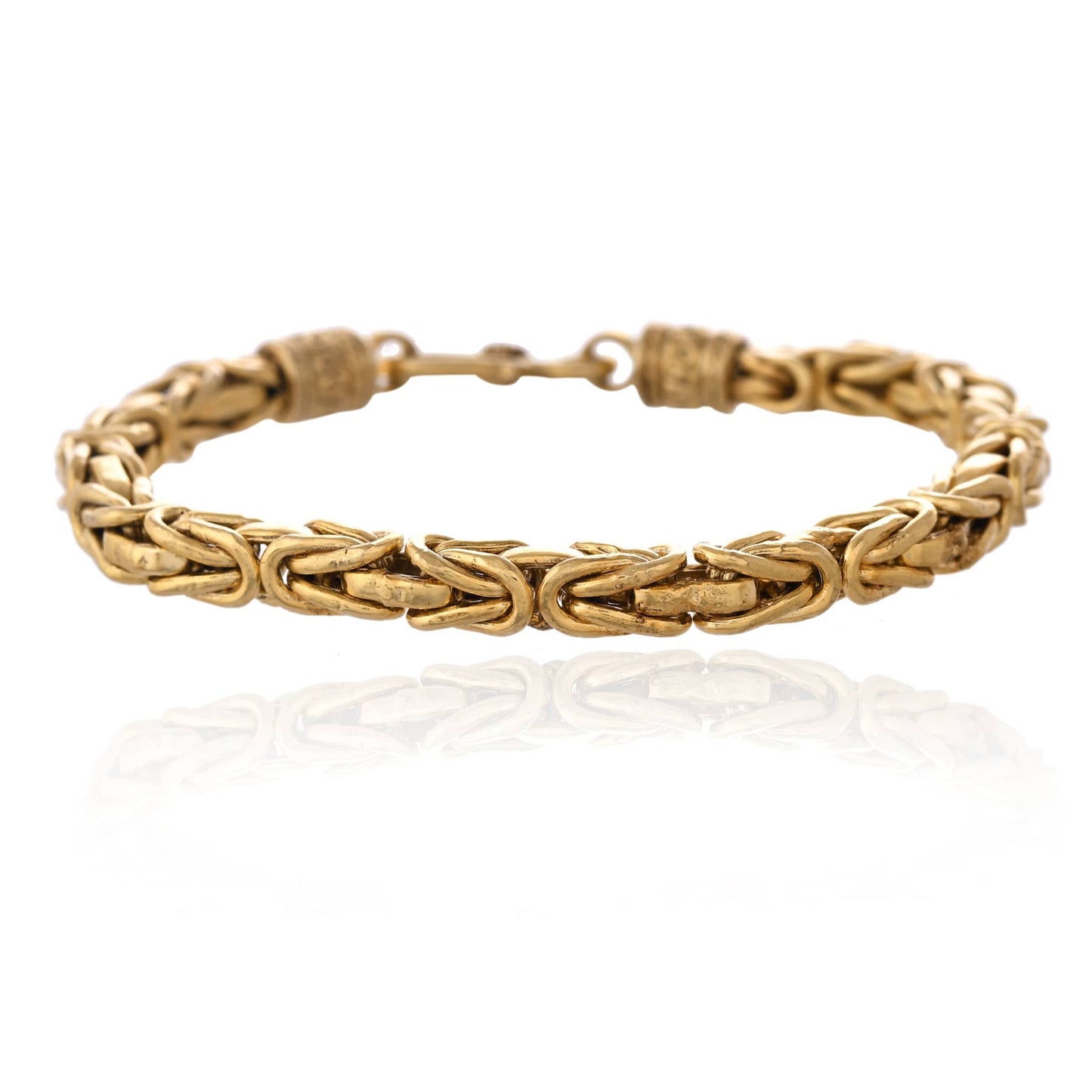Handmade Gold Plated Metal Bracelet – Designer Weave Style, Durable & Elegant