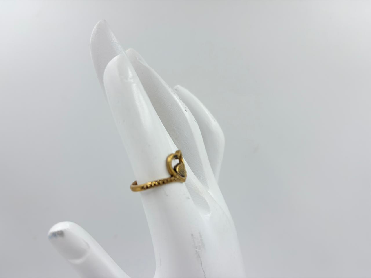 Classic Gold Heart Shape Ring – MOBR52