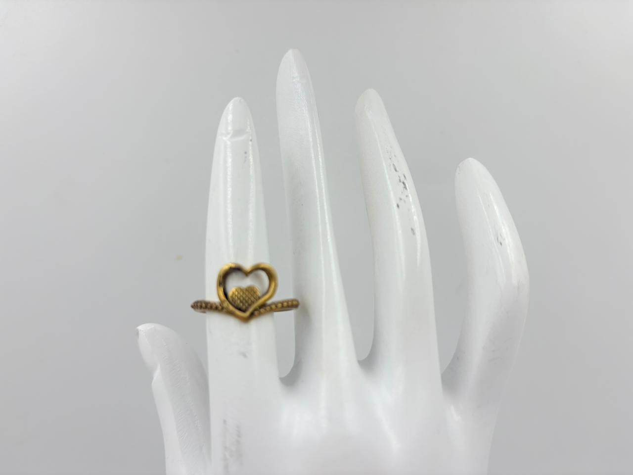 Classic Gold Heart Shape Ring – MOBR52