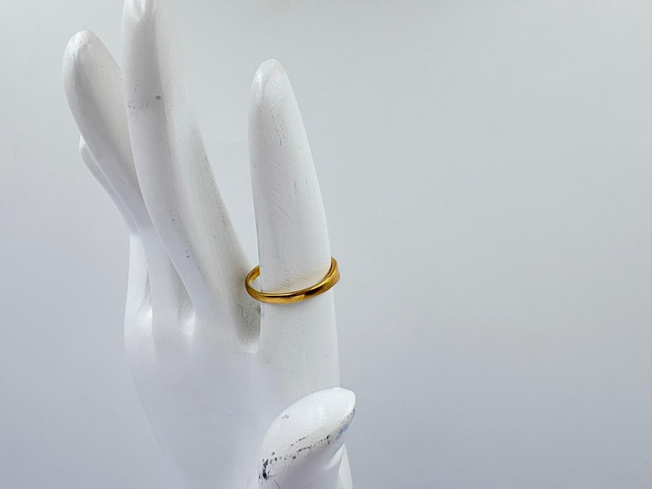 TwistLoop Golden Brass Ring