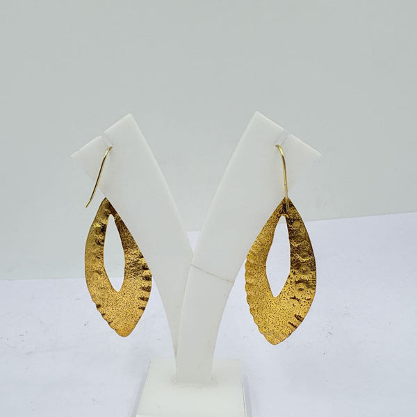 White Rainbow Cutout Earrings – Elegant Handmade Glow