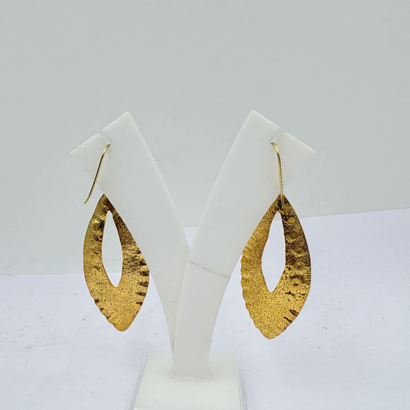White Rainbow Cutout Earrings – Elegant Handmade Glow