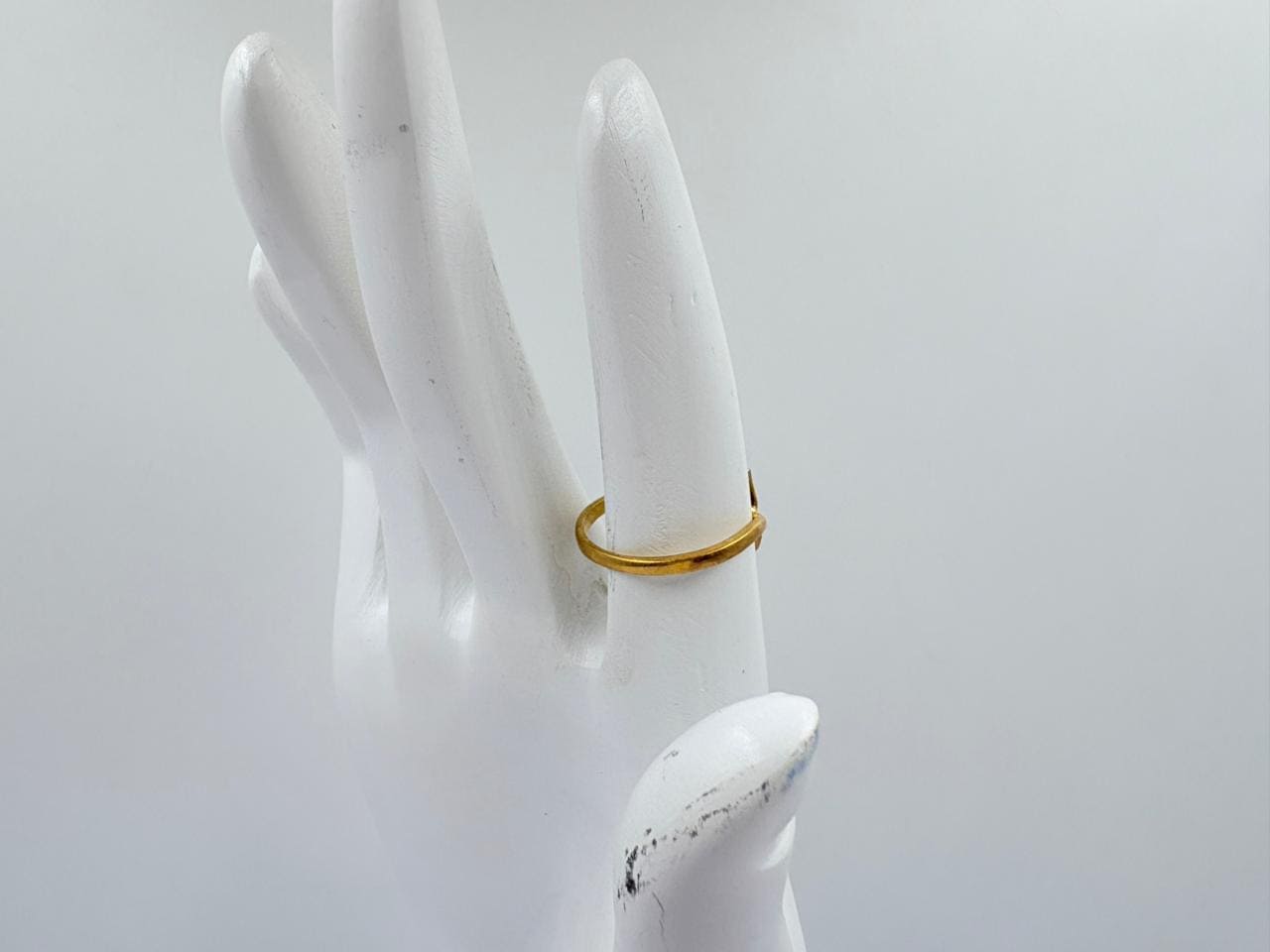 Golden Butterfly Charm Ring